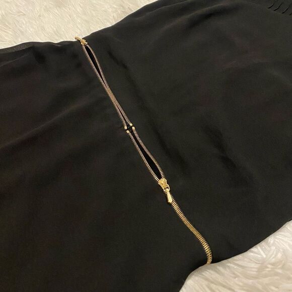Sandro Paris Ravissante Mini Zipper Dress in Black Medium - Picture 7 of 12